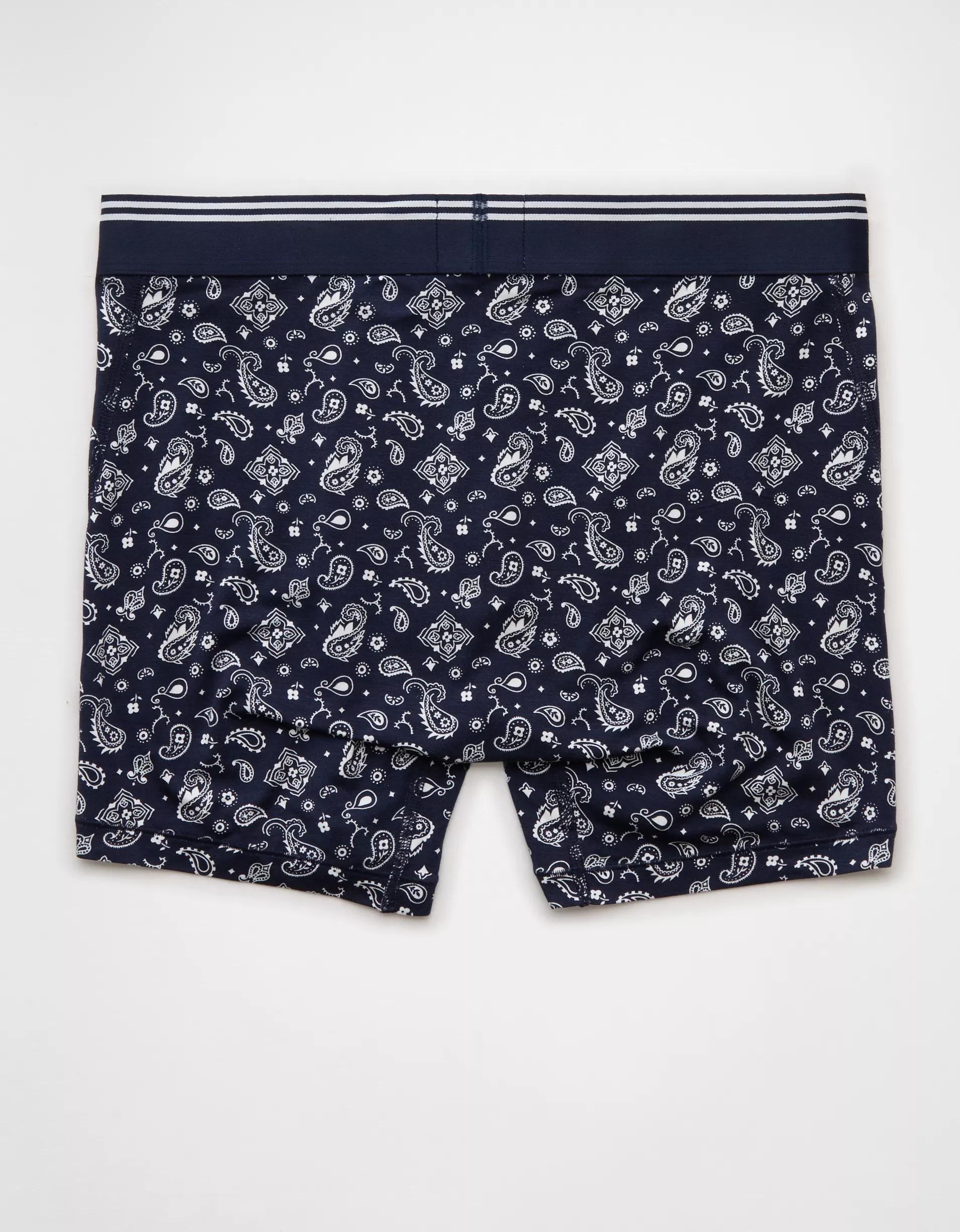 AEO Men's Palm Trees 4.5" Ultra Soft Boxer Brief Product Image