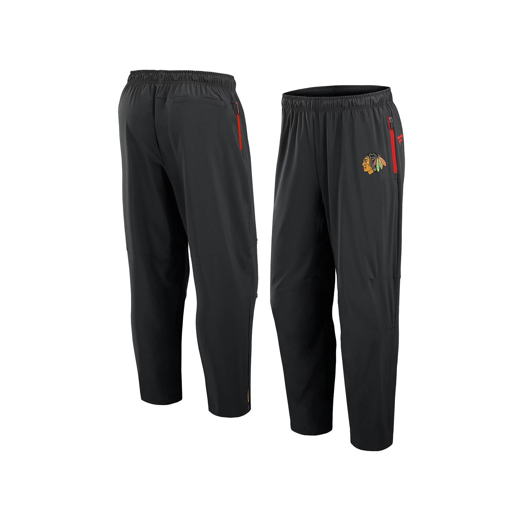 Men's Fanatics Black Pittsburgh Penguins Authentic Pro Rink Pants, Size: Medium Product Image