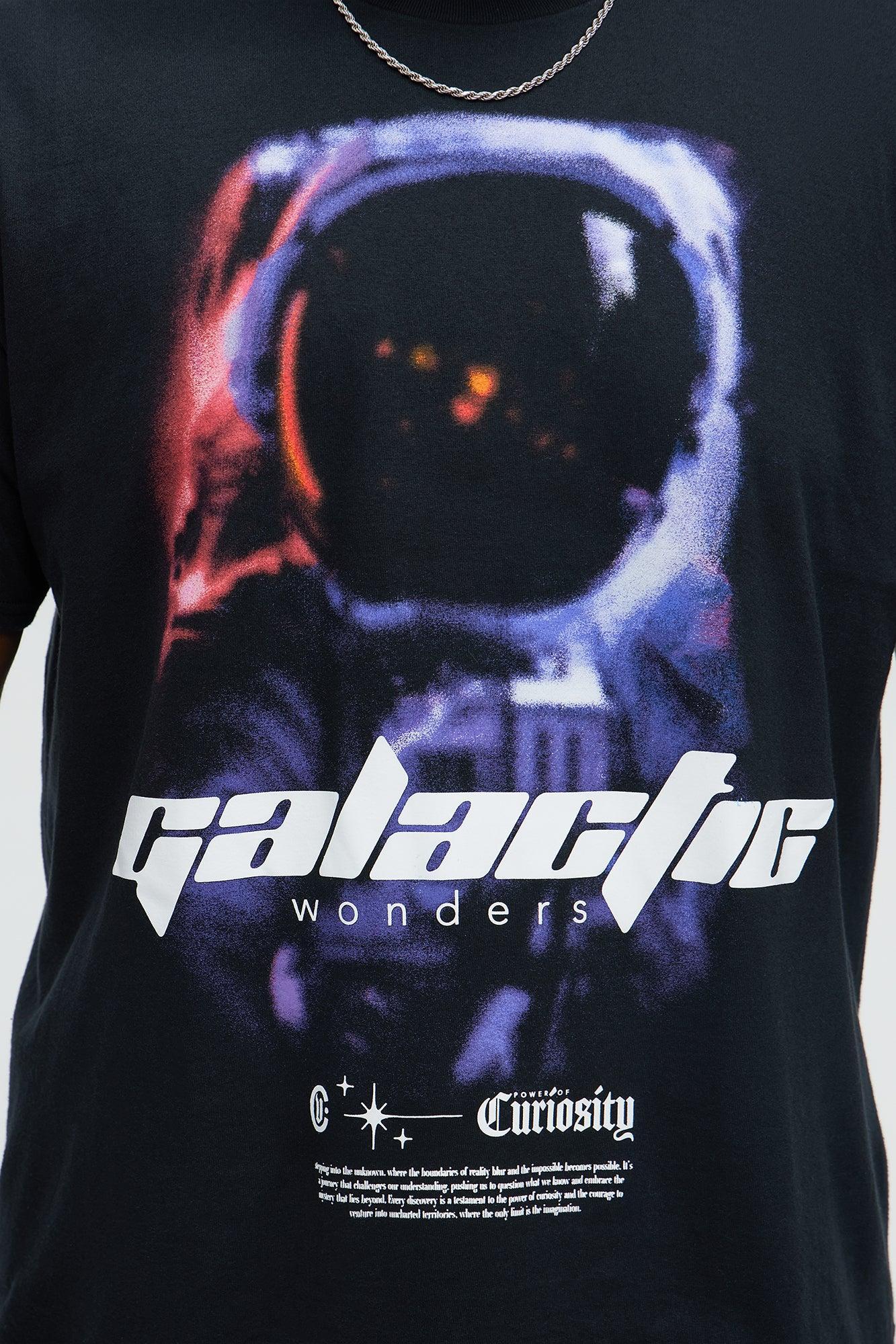 Galactic Travel Short Sleeve Tee - Black Product Image