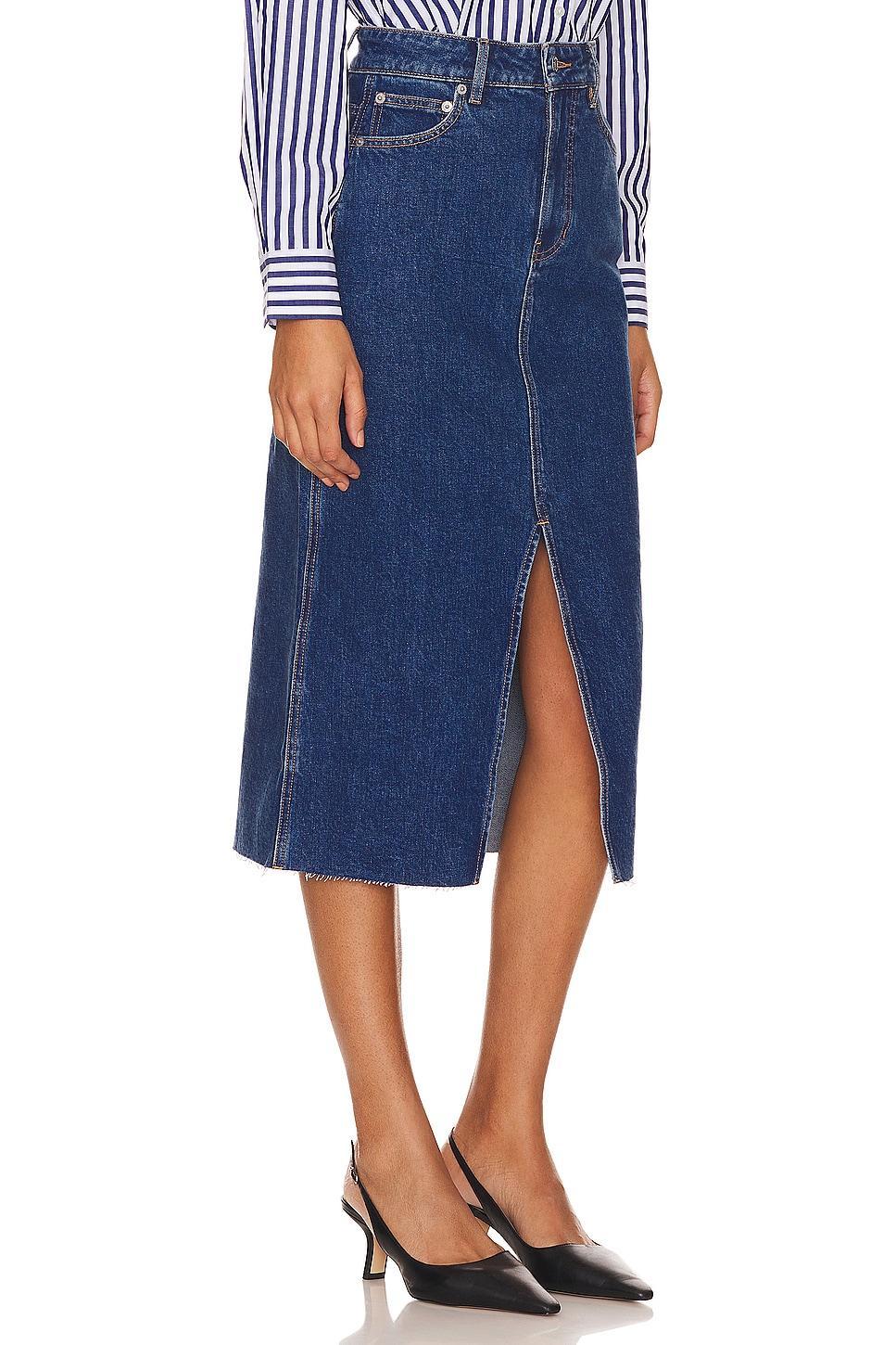 Victoria Long Midi Skirt Veronica Beard Product Image