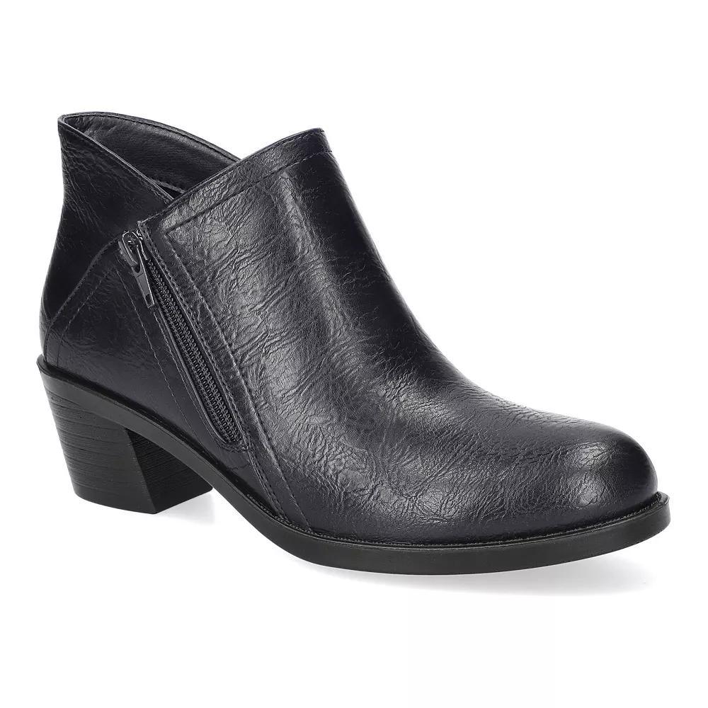 Easy Street Morgana Women's Block Heel Ankle Boots, Size: 10, Brown Product Image