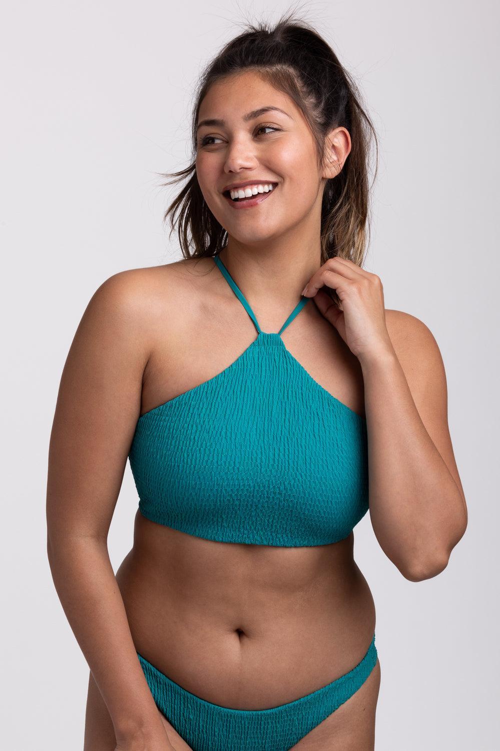 Luna Smocked Bikini Top Product Image