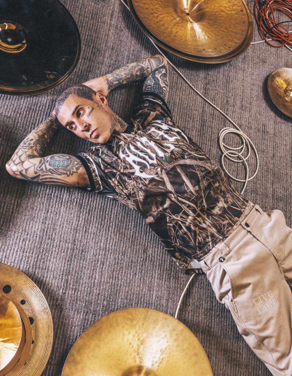 HURLEY x Travis Barker Realtree Blitz Mens Jersey Tee - CAMO Product Image