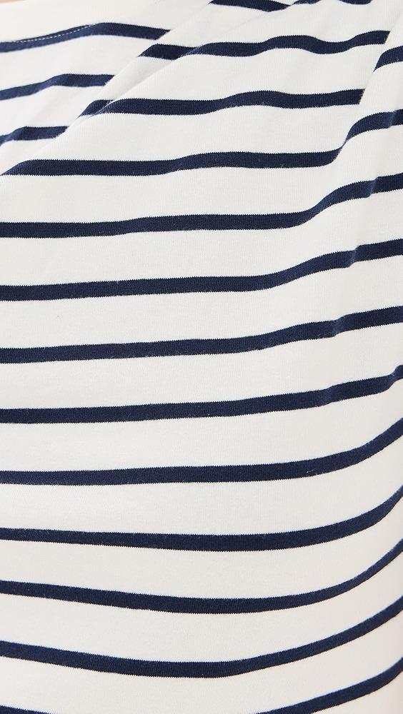 SIMKHAI Zeus Short Sleeve Draped T-Shirt Dress | Shopbop Product Image