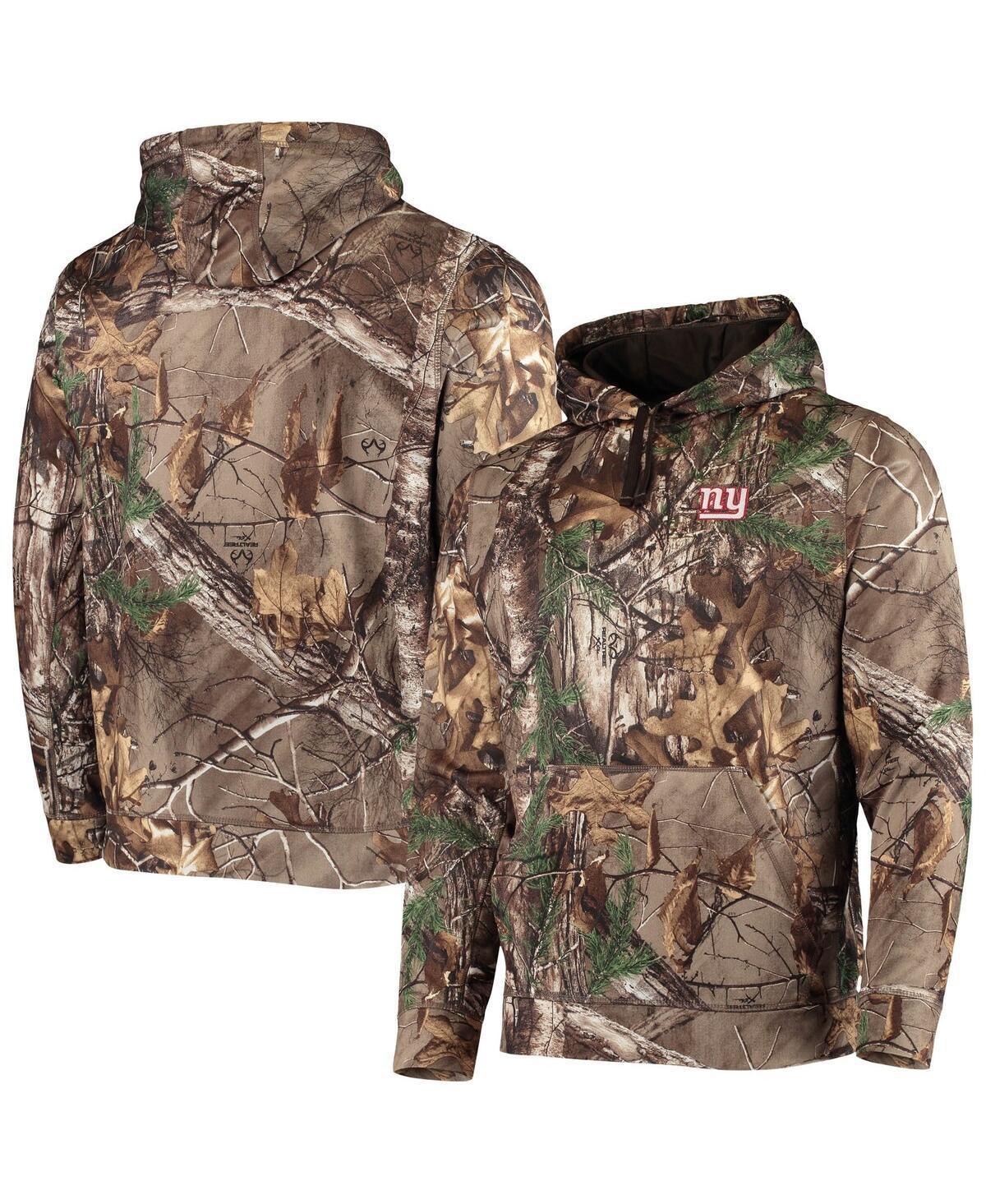 Men's Dunbrooke Realtree Camo New York Giants Circle Champion Tech Fleece Pullover Hoodie, Size: Small, Green Product Image