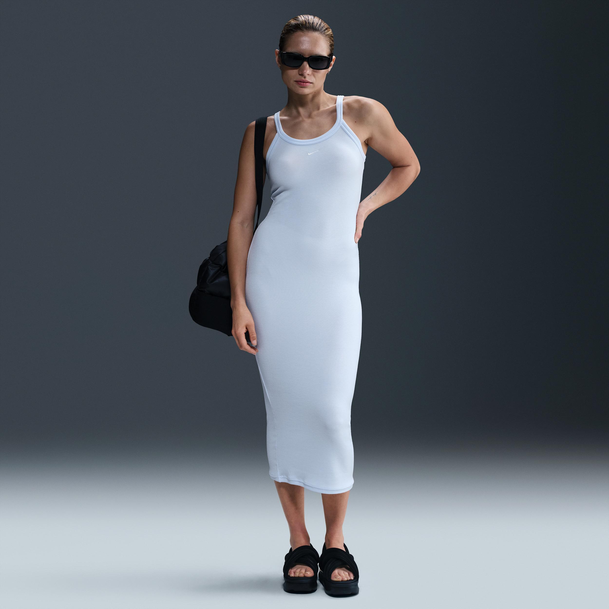 Women's Nike Sportswear Chill Knit Tight Mini-Rib Tank Top Dress Product Image
