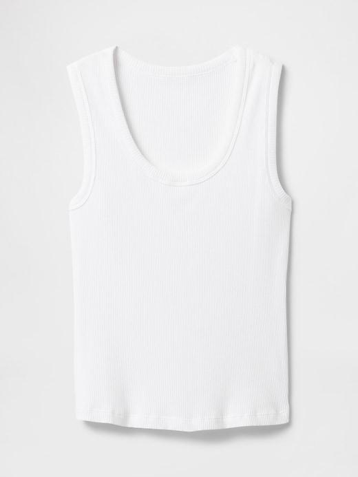 Rib Scoop Tank Top Product Image