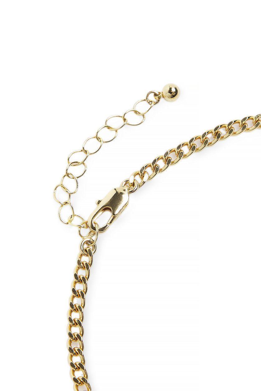 Gold Plated Pearl Detailed Necklace Product Image