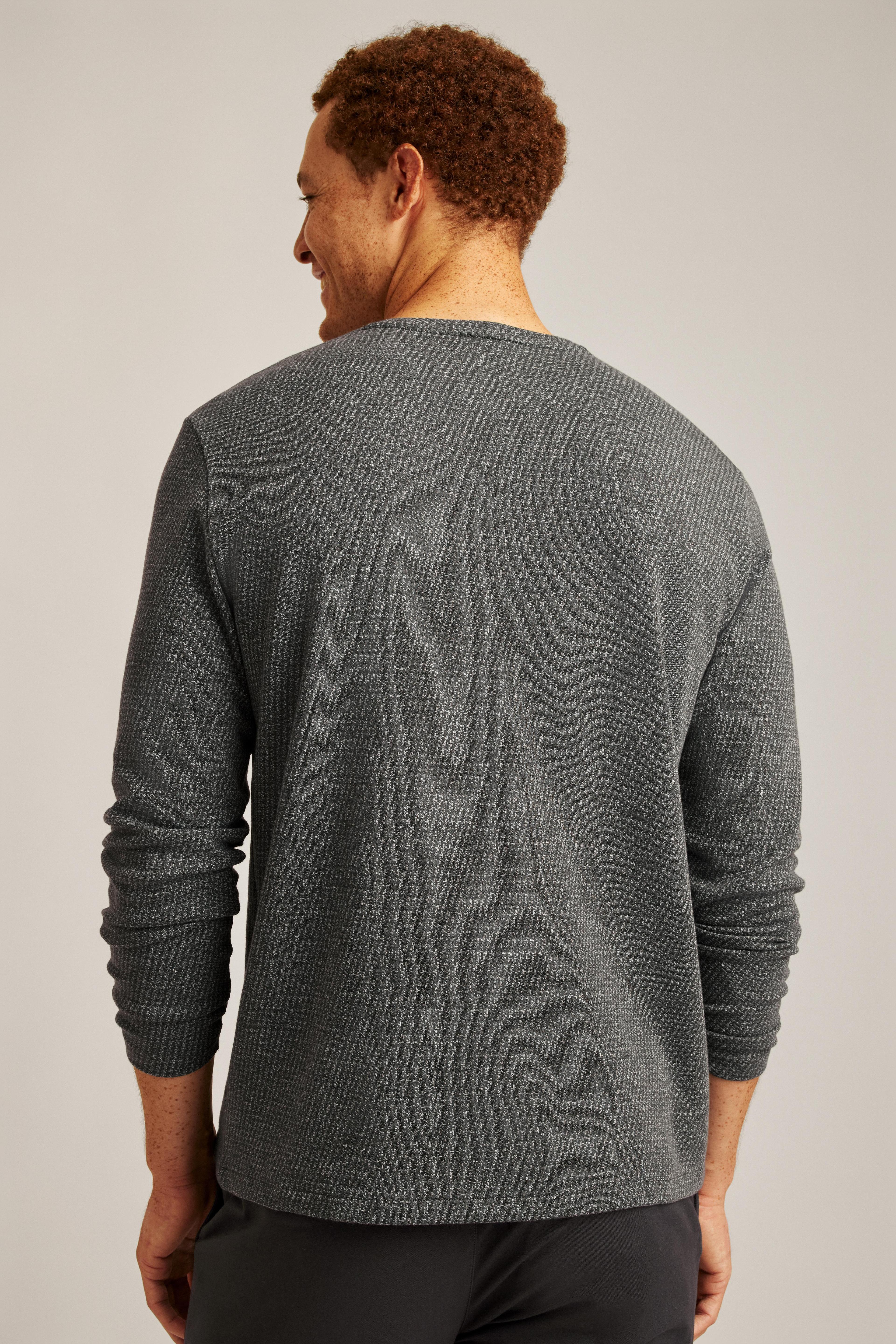Luxe Long Sleeve Henley Product Image