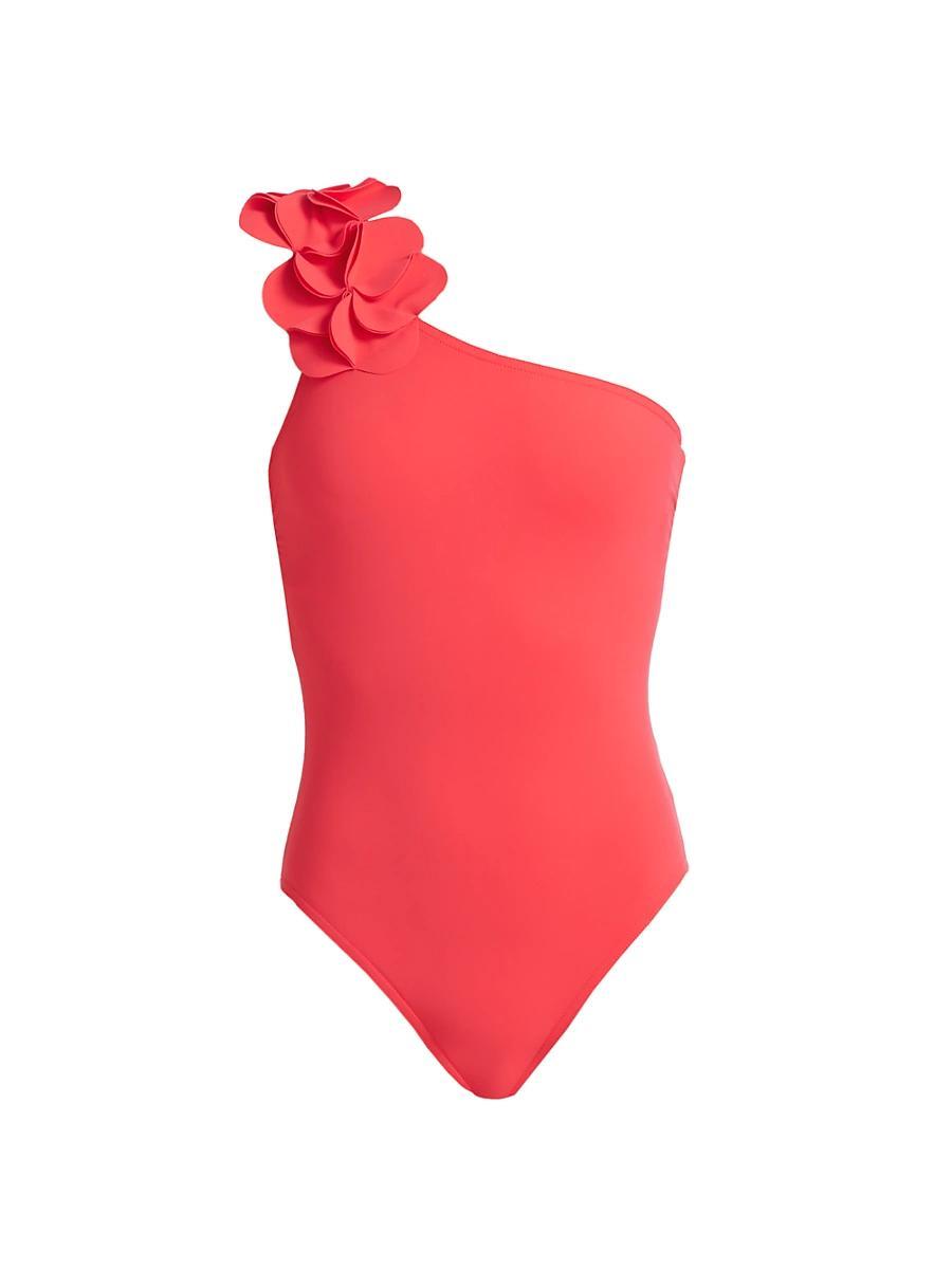 Womens Tess One-Shoulder One-Piece Swimsuit Product Image