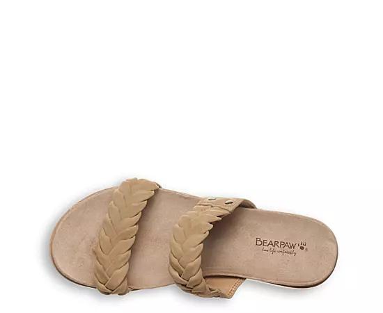 Bearpaw Thessa Women's Slide Sandals, Size: 8, Iced Brown Product Image
