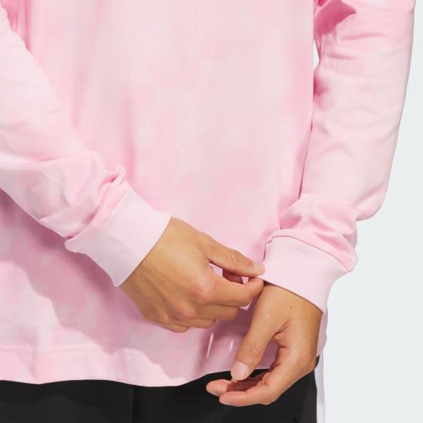adidas Long Sleeve Tech Tee Glow Blue S Mens Product Image