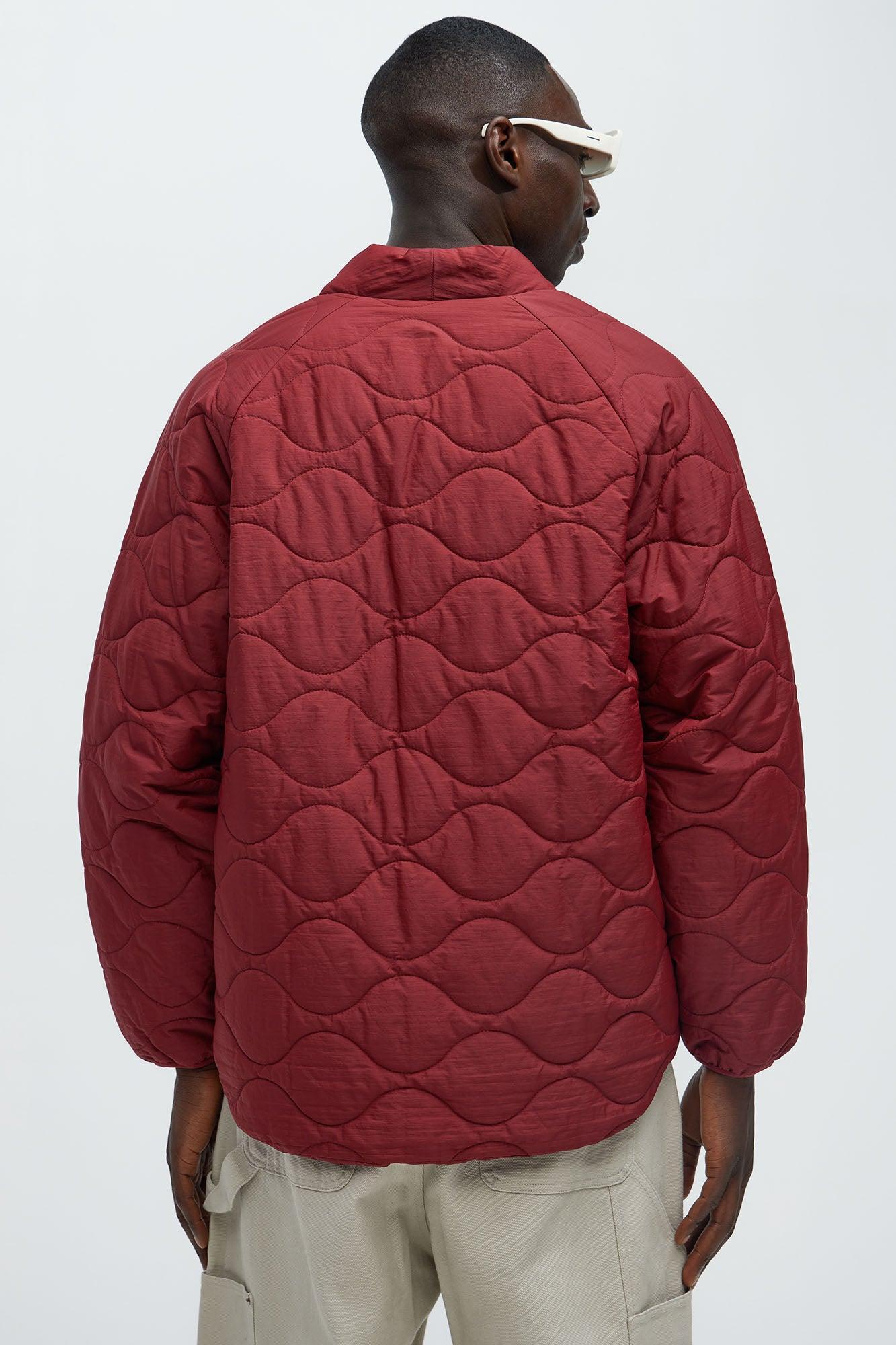 Good Luck Quilted Jacket - Red Product Image