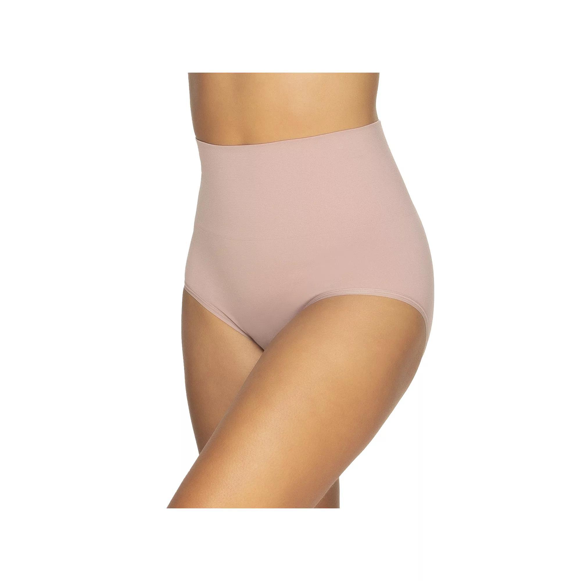 Women's Jezebel Fusion Waist Light Control Shaping Brief Panty 2983P1, Size: Large, Black Blk Product Image