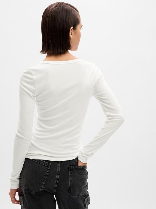 Mini Rib Crewneck T-Shirt Product Image