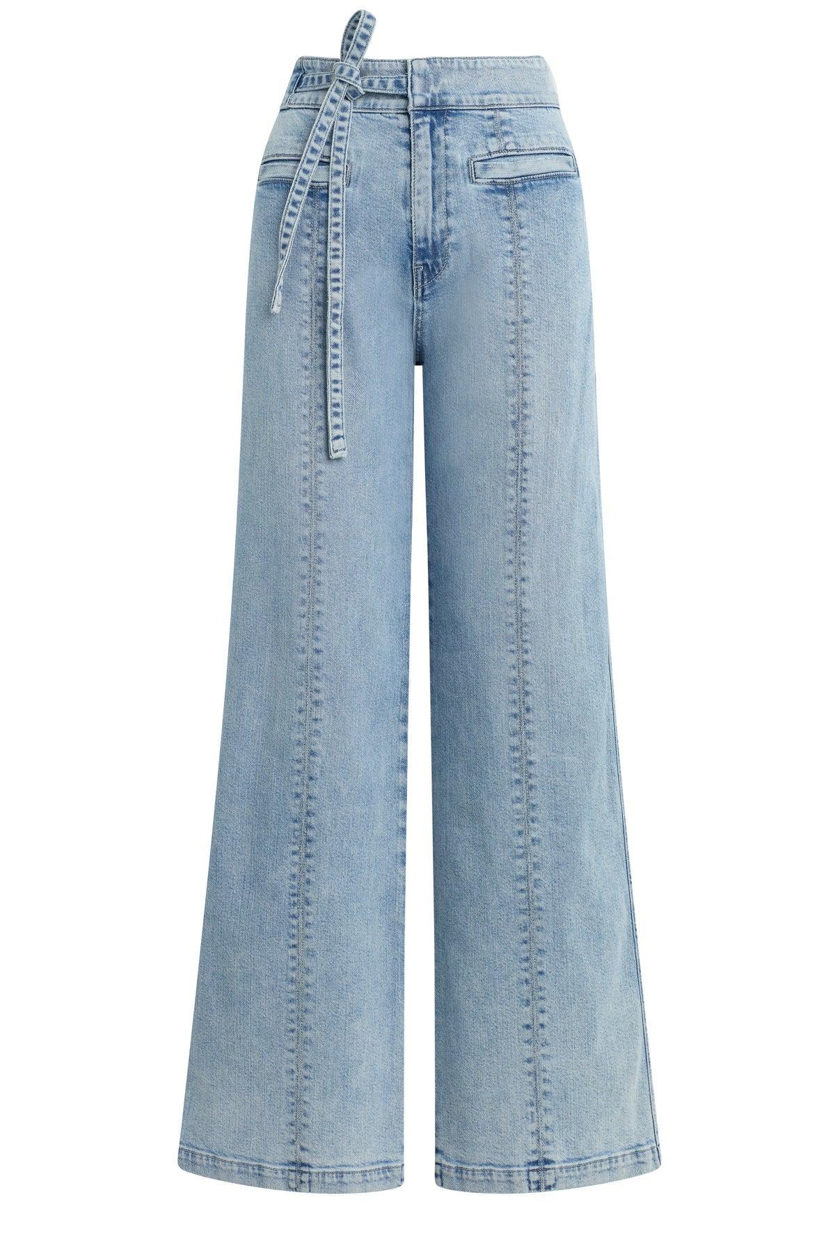 Tie Waist Pintucked Trouser Female Product Image