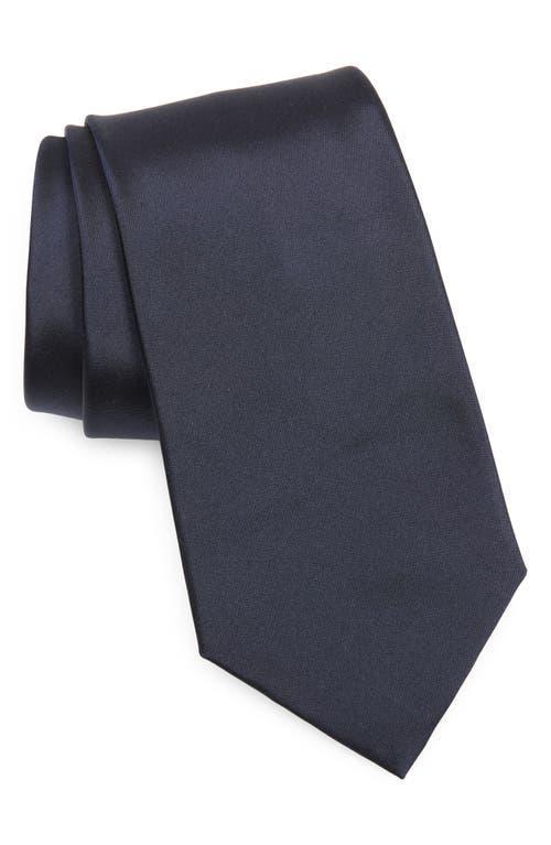 Mens Solid Silk Tie Product Image