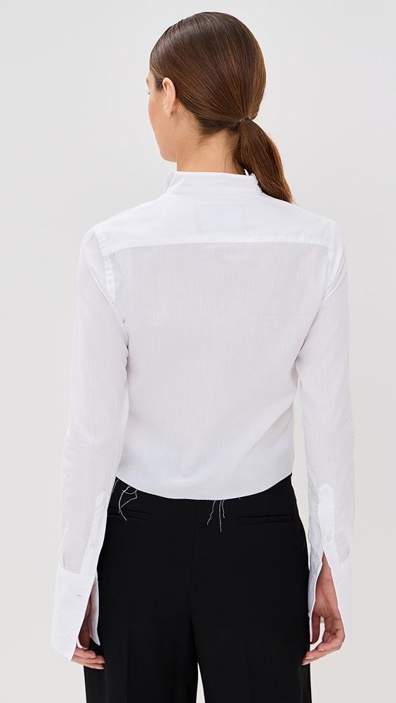 HOMMEGIRLS Cropped Tuxedo Shirt | Shopbop Product Image