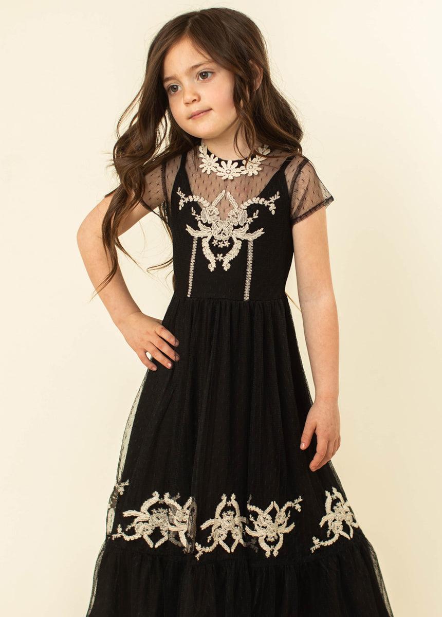 Jolie Dress in Black Girls Product Image
