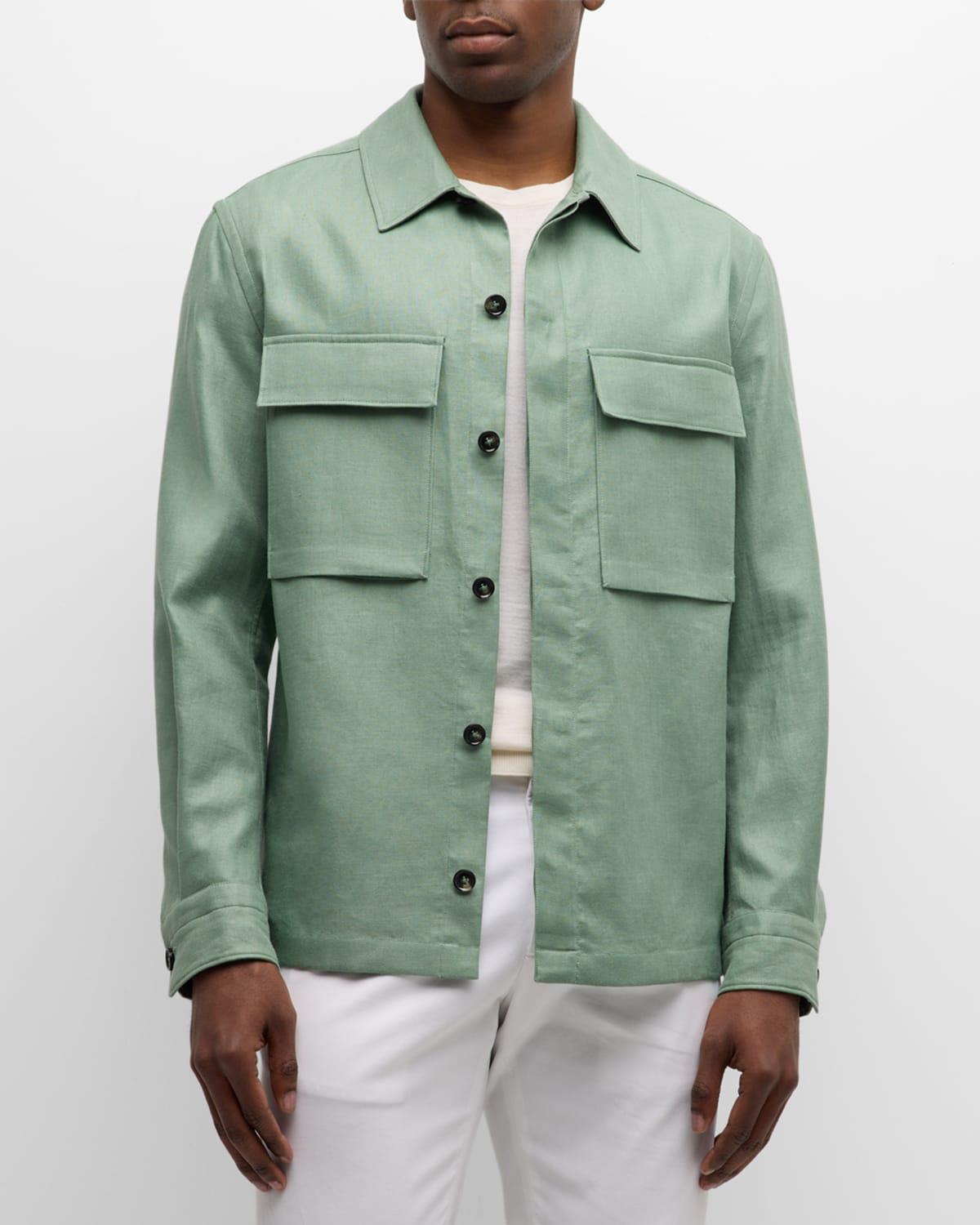 Men's Oasi Linen Overshirt Product Image