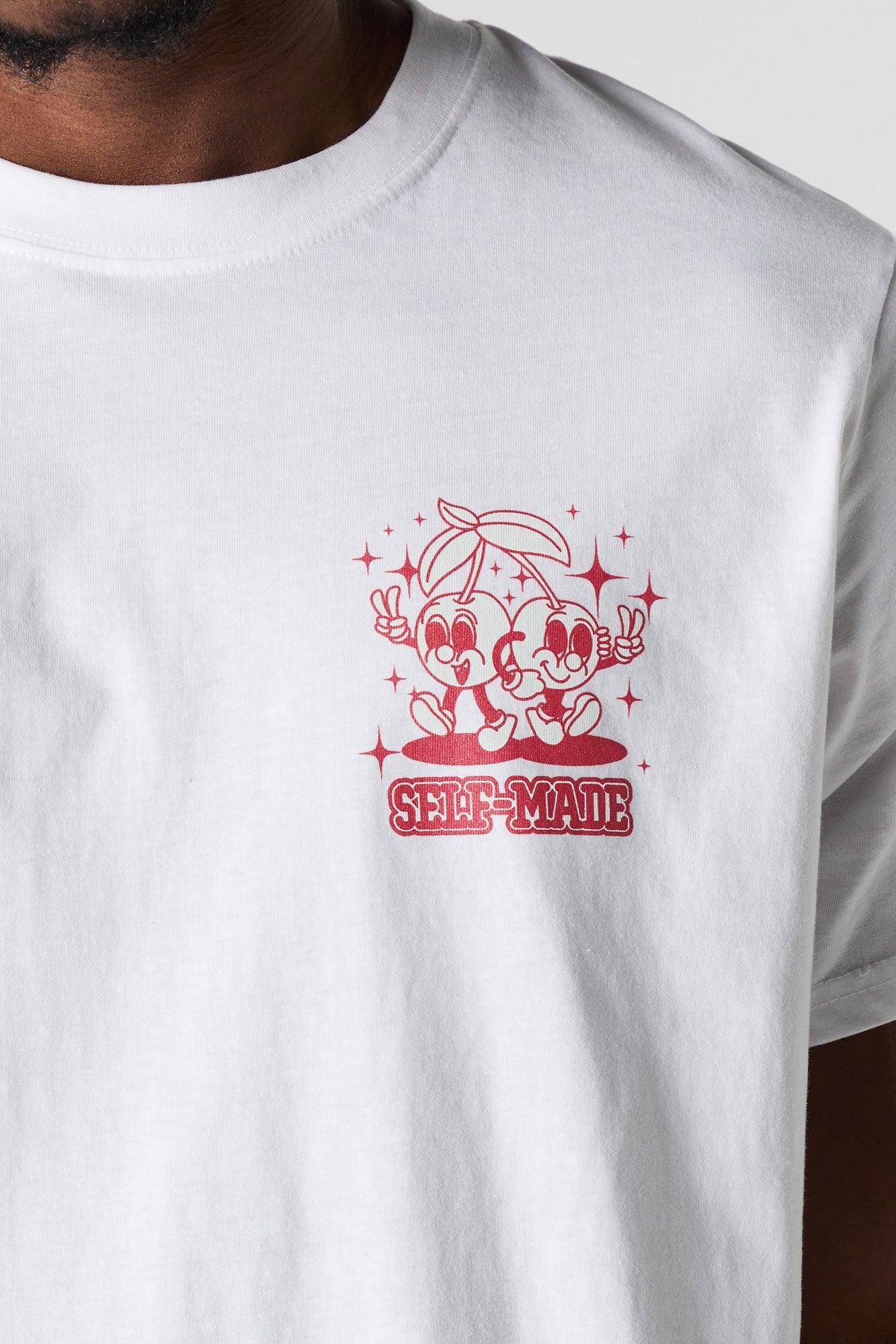 Self Made Cherry Graphic T-Shirt Male Product Image