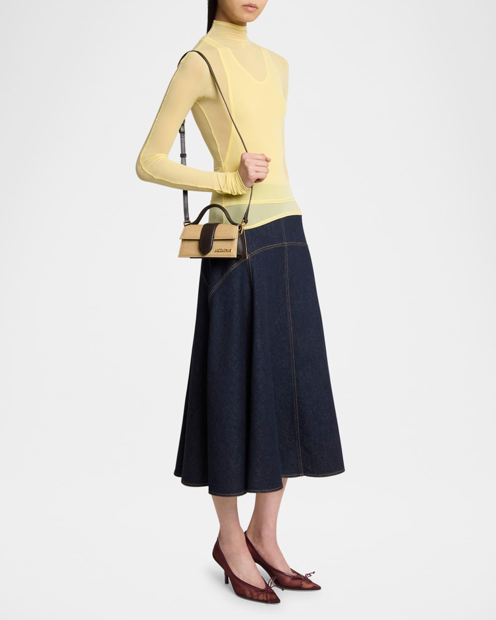 Le Bambino Woven Top-Handle Bag Product Image