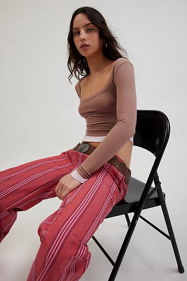 Out From Under Cotton Compression Double Trouble Long Sleeve Tee Womens at Urban Outfitters Product Image