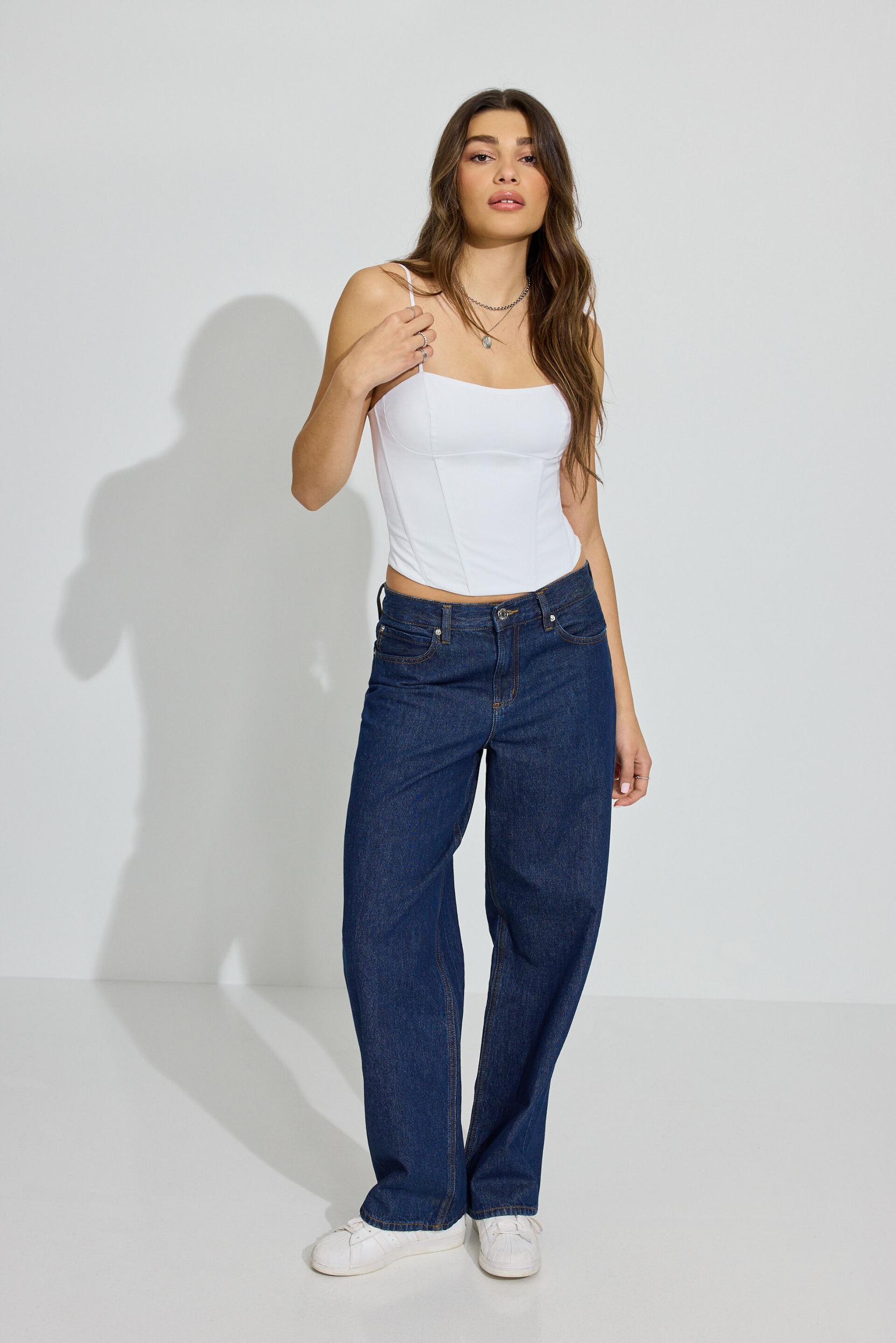 Lace Up Back Bustier Cami Top Product Image