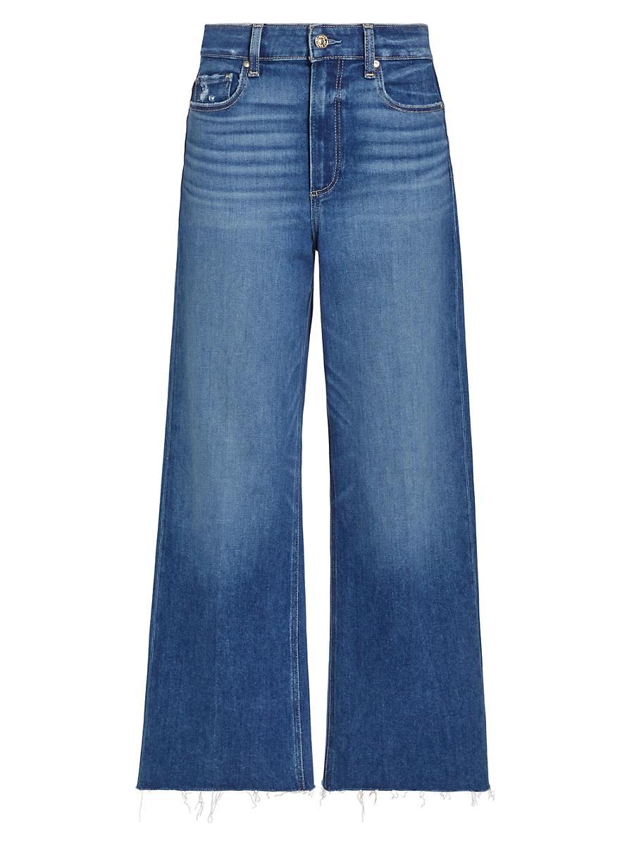 Womens Anessa Mid-Rise Straight Crop Jeans Product Image