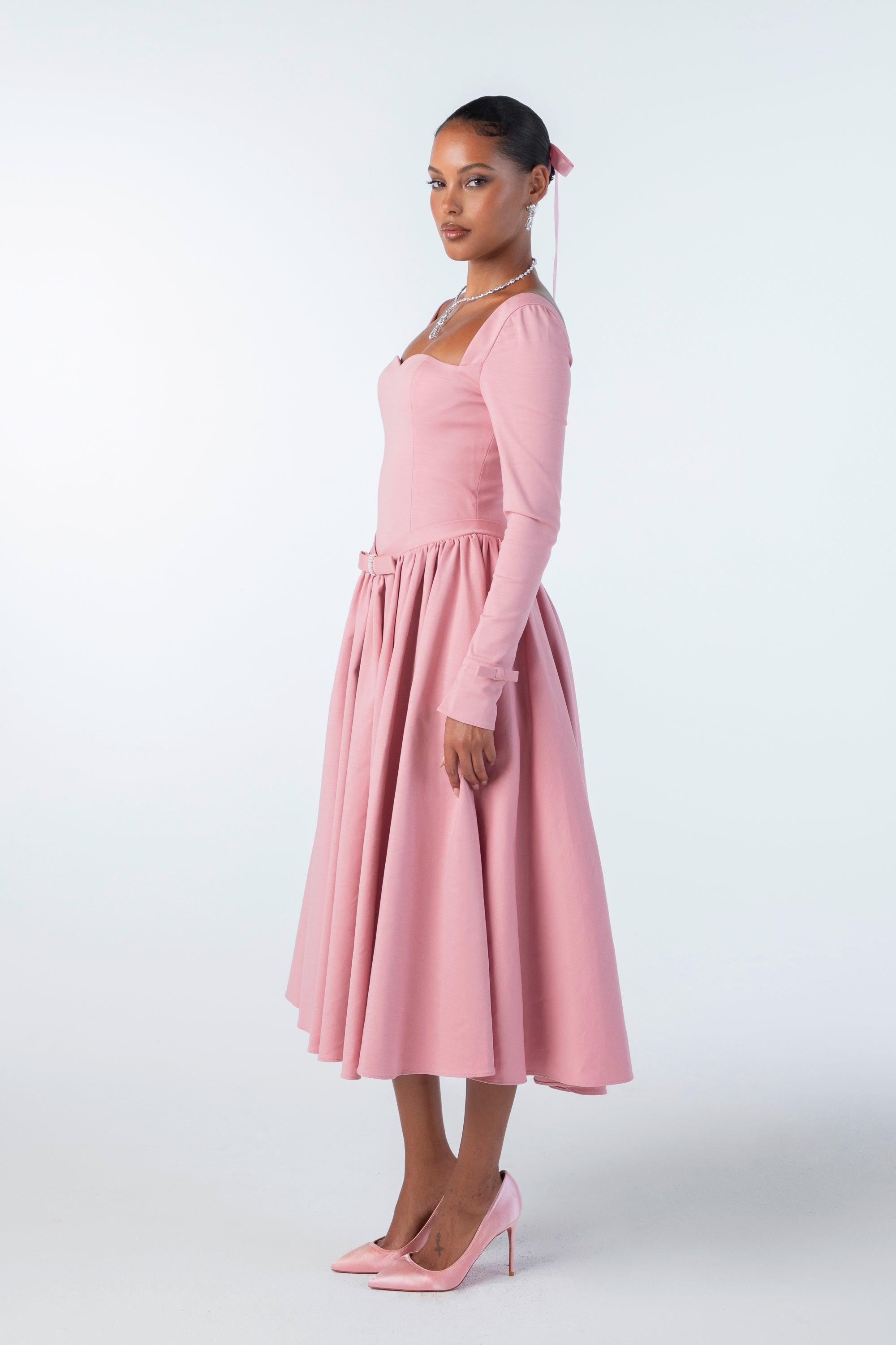 Bernadette Dress (Pink) Product Image