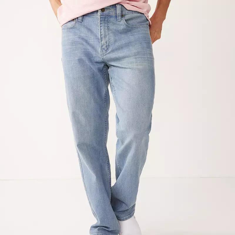 Men's Sonoma Goods For Life® Relaxed-Fit Everyday Jean, Size: 34 X 32, Light Blue Product Image