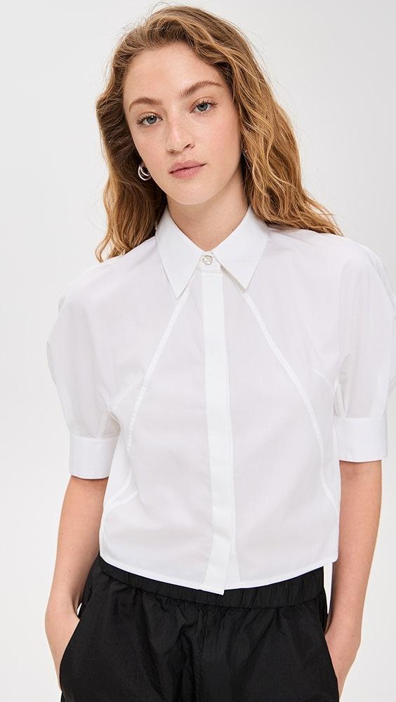 Helmut Lang Articulated Short Sleeve Shirt | Shopbop Product Image