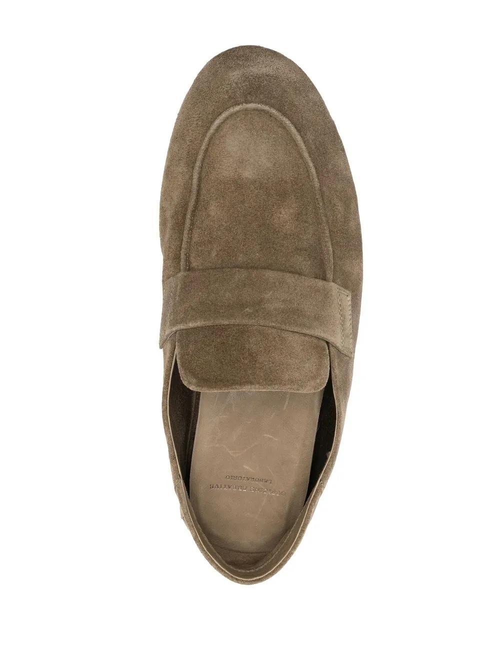 OFFICINE CREATIVE C-side/101 25mm Loafers In Green Product Image