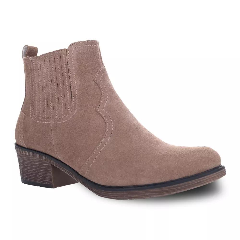 Propet Reese Women's Suede Ankle Boots, Size: 11 N, Frappe Product Image