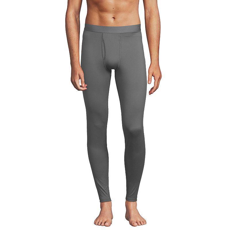 Men's Lands' End Stretch Thermaskin Long Underwear Base Layer Pants, Size: Small, Deep  Blue Product Image