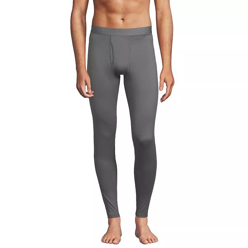 Men's Lands' End Stretch Thermaskin Long Underwear Base Layer Pants, Size: Small, Deep  Blue Product Image