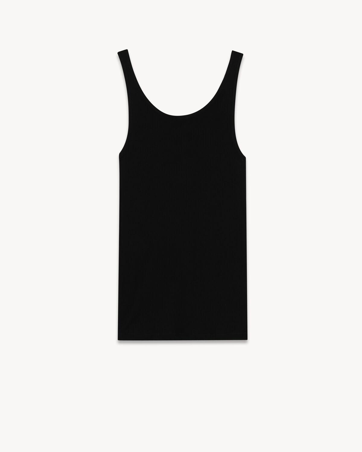 Tank Top in Jersey | Saint Laurent | YSL.com Product Image