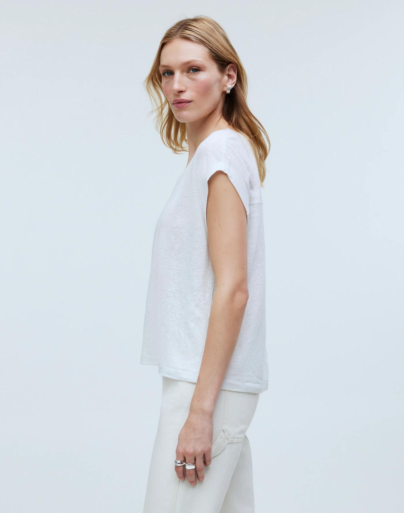 Relaxed V-Neck Tee Product Image