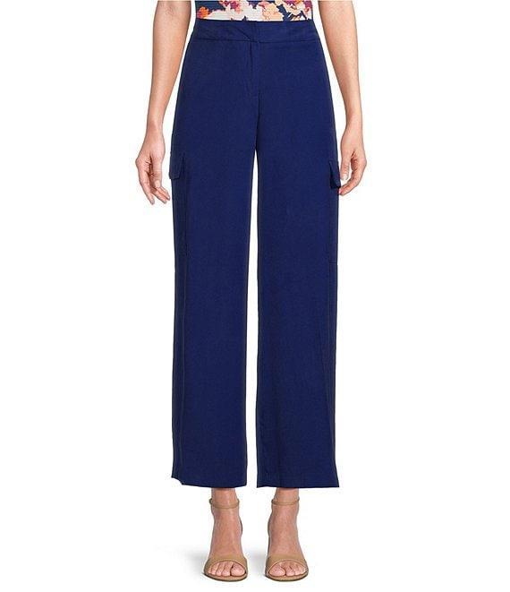 Investments Petite Size Wide Leg Cargo Pants Product Image