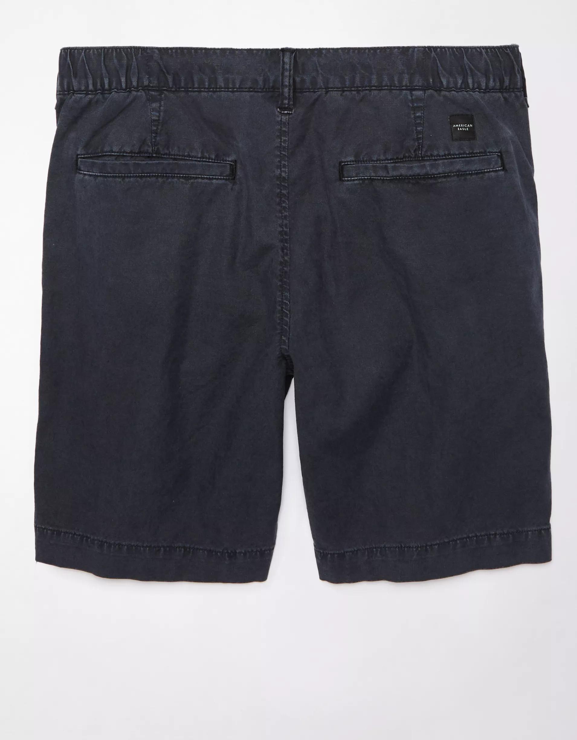 AE 9" Flex Weekend Linen-Blend Short Product Image