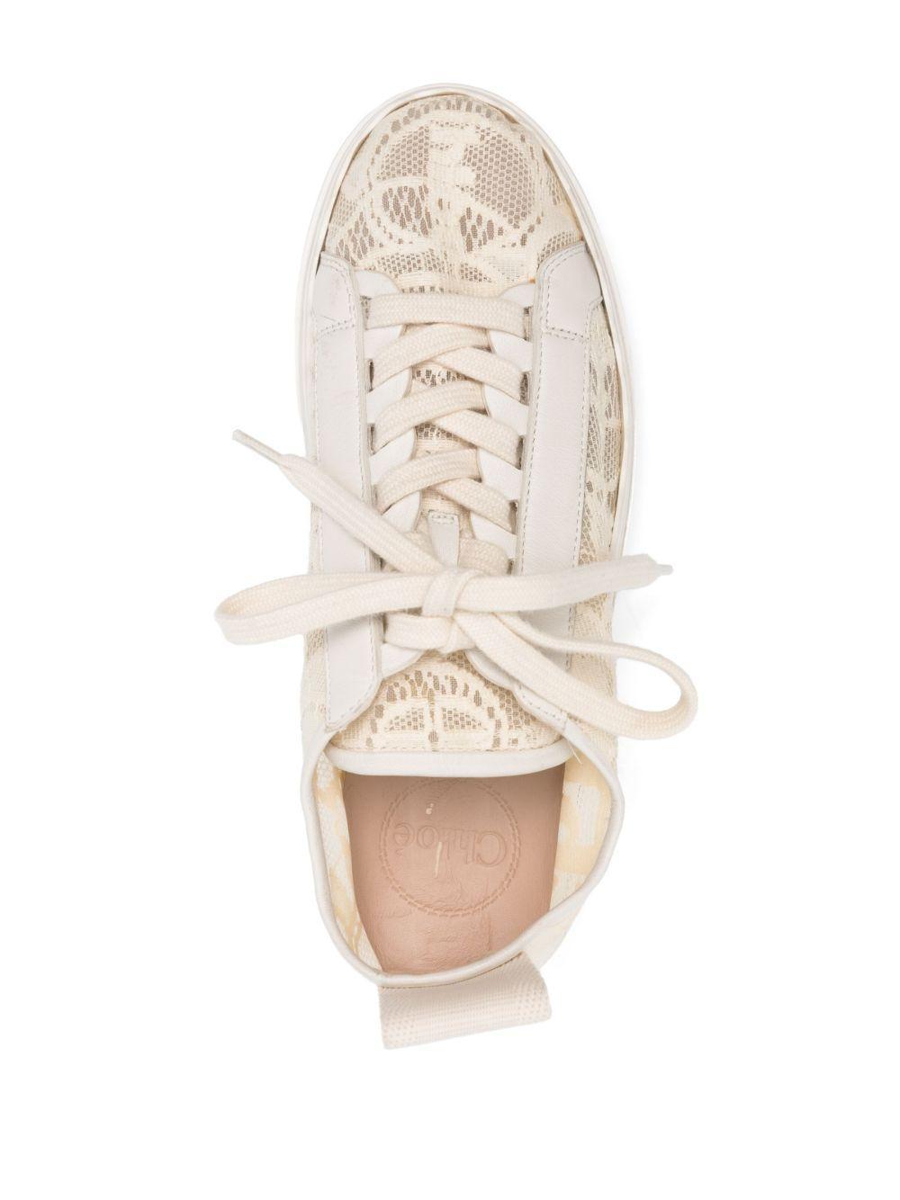 Lauren lace-detail sneakers Product Image
