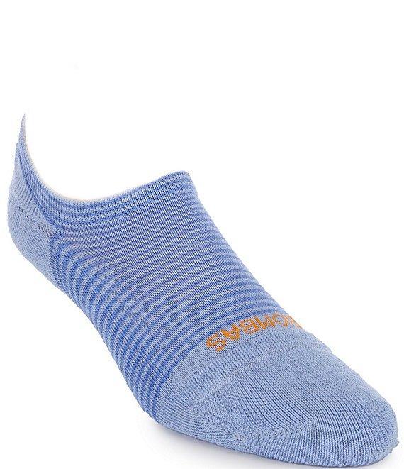 Bombas Solid Feedstripe Cushion No Show Socks Product Image