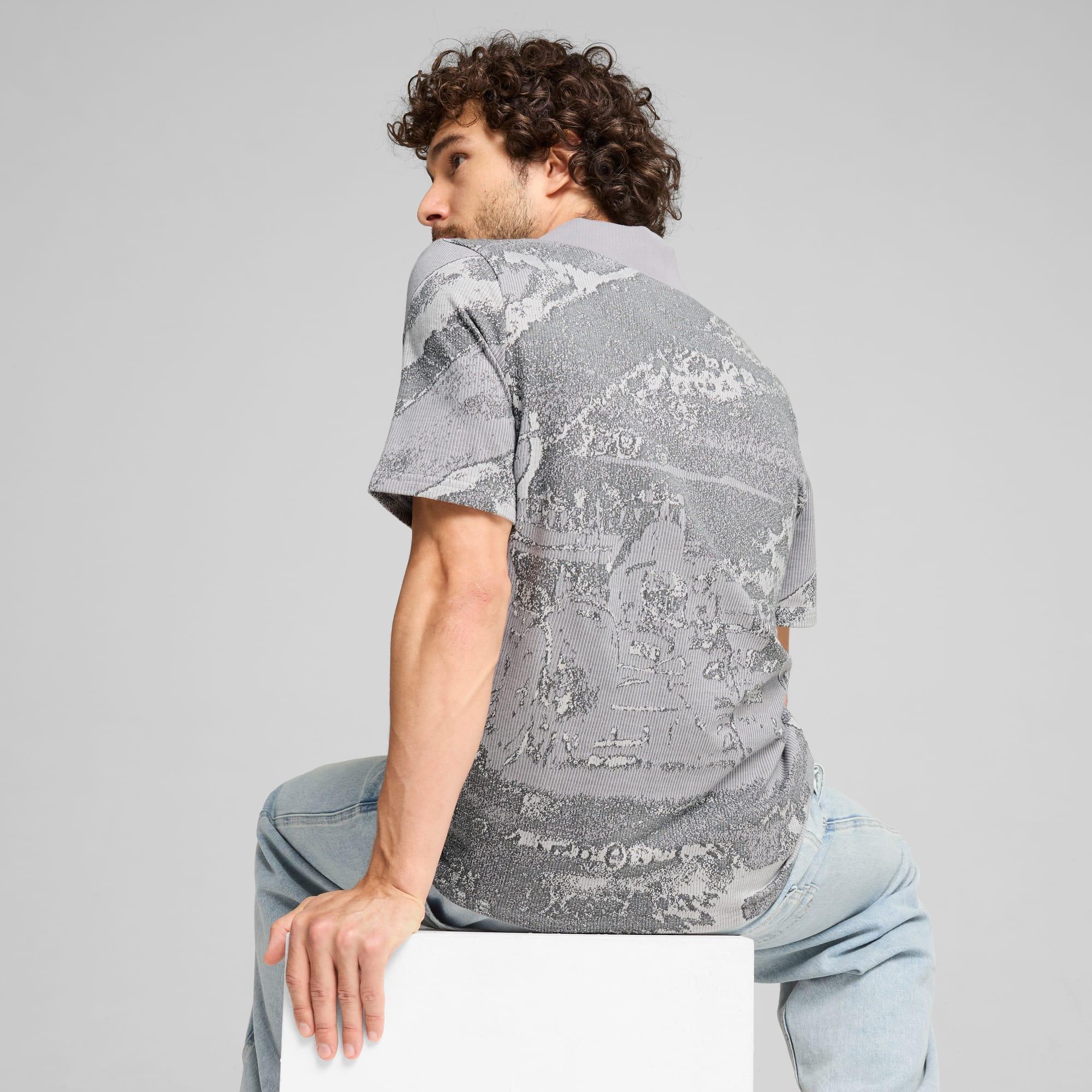 Mercedes-AMG Petronas F1® Men's Jacquard Polo Product Image