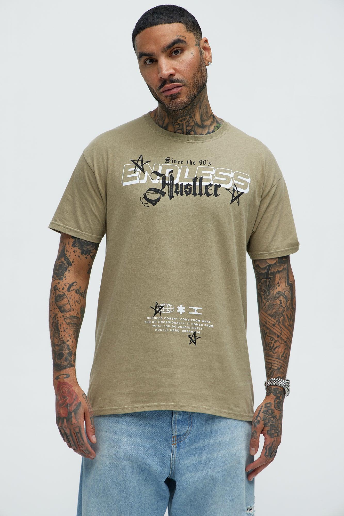 Endless Hustler Short Sleeve Tee - Khaki Product Image