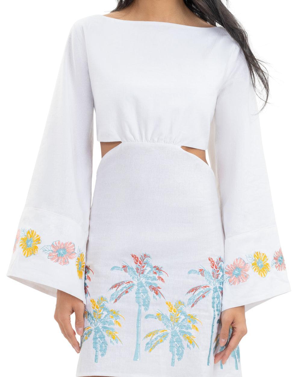 The BVIs - Embroidered Long Sleeve Dress Product Image