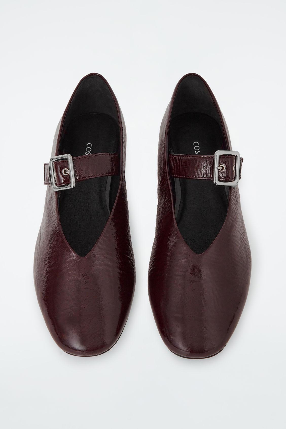 BUCKLED BALLET FLATS Product Image