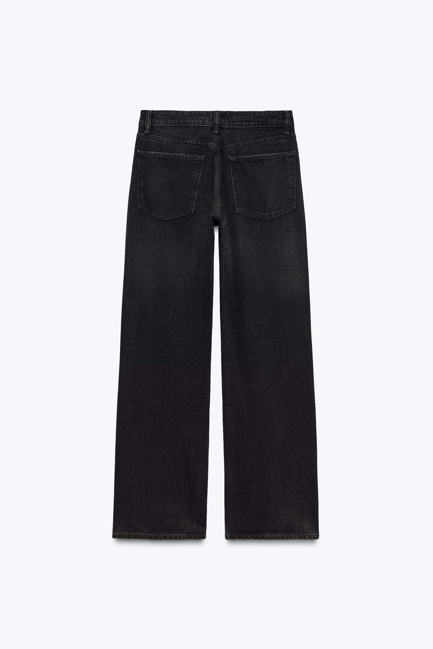 FULL LENGTH TRF MID-RISE WIDE LEG JEANS Product Image