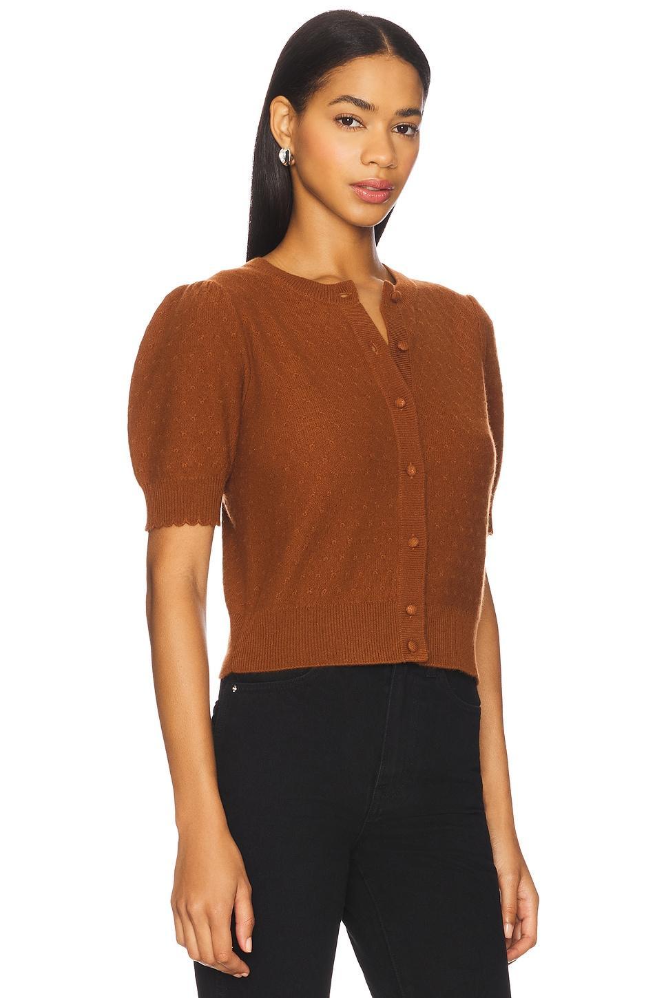 The Cashmere Pointelle Cardi FRAME Product Image