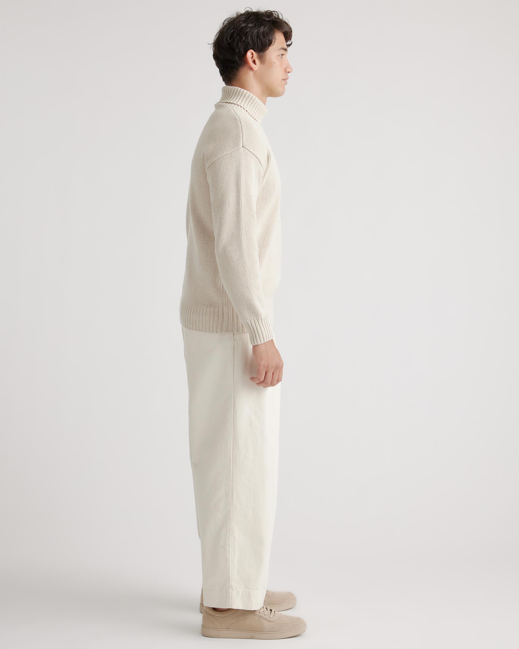 Quince | Men's Turtleneck Sweater Organic Cotton Product Image