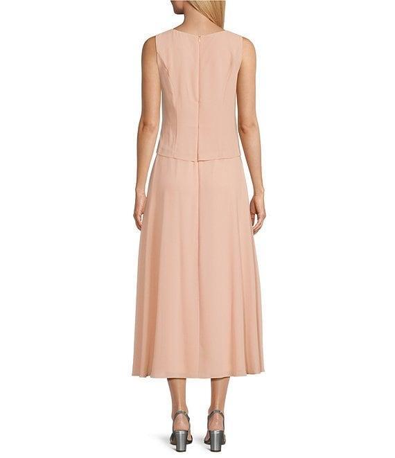 Jessica Howard 3/4 Sleeve Scoop Neck Soutache Mesh 2-Piece Jacket Dress Product Image